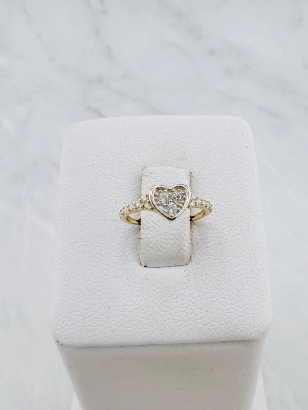 Genuine 10K gold baby heart ring Size 1.25